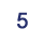 number five in a circle