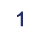 number one in a circle