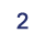 number two in a circle